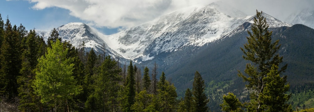 Rocky mountains and Road