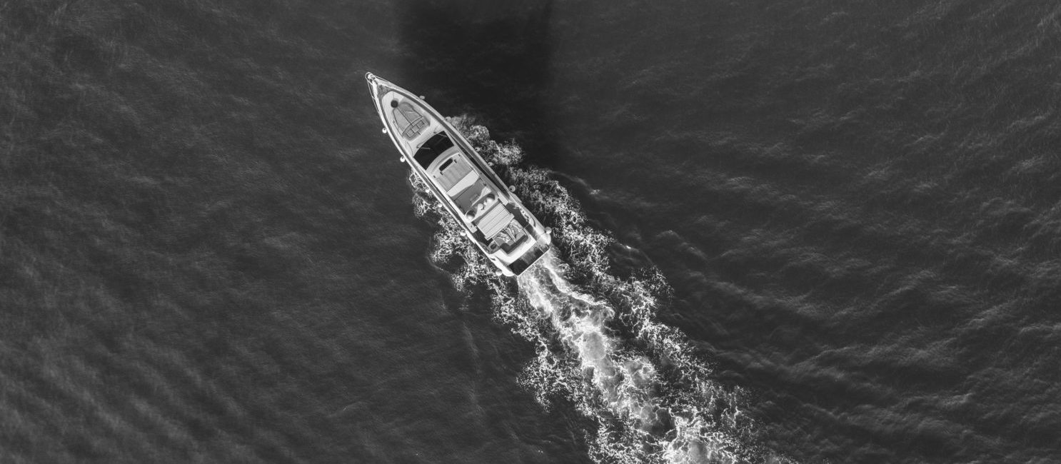 Yacht at the sea in Europe